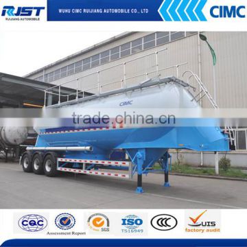 CIMC Aluminum Alloy Vertical Powder Tank Semi Trailer/powder tank trailer/bulk cement tank trailer