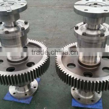 Forging Alloy Steel gear output shaft Gear output axis Gear pinion Gear tailshaft