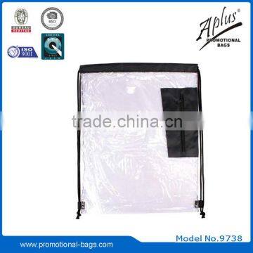 Transparent Pvc Drawstring Backpack Bag photo-2