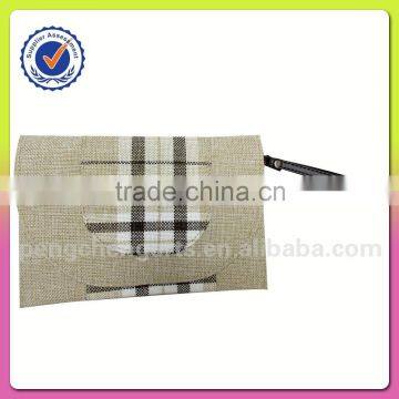 Small Polyester Clutch Bag and Wallet Grid for Women photo-2