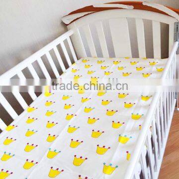 China wholesale factory water resistant cotton baby bed cover