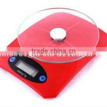 Electric food scale glass scale