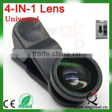 4 in 1 lens for cell phone Clip Universal Mobile Phone Lens