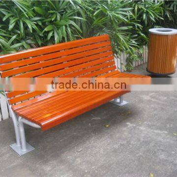 Outdoor furniture park bench wooden street bench