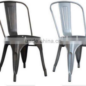 2016 Hot Sale Industrial Metal Chair Gloss Finish Dinning Colorful Stackable Side Chair photo-2