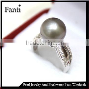 pearl accessory price wholesale natural pearl ring real 925 silver ring