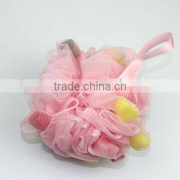 Baby Mesh Sponge,pink Bath Sponge Loofah for Shower photo-5
