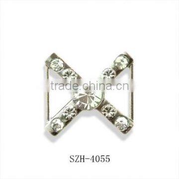 Zinc Alloy Bra Ornament Buckle With Rhinestones photo-2