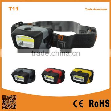 T11 COB LED Headlight LED Headlight Headlamp Head Lamp Light 3-mode torch for fishing Lights