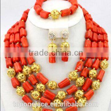 Coral Beads Jewelry Designs African Beads Jewelry Set Bridal Jewelry Set photo-6