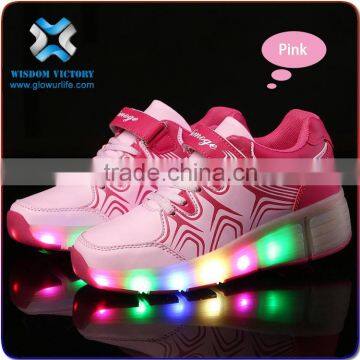 HC-K56O Rechargeable lithium battery kids led flash shoes Quality Choice Most Popular,led light kids shoes