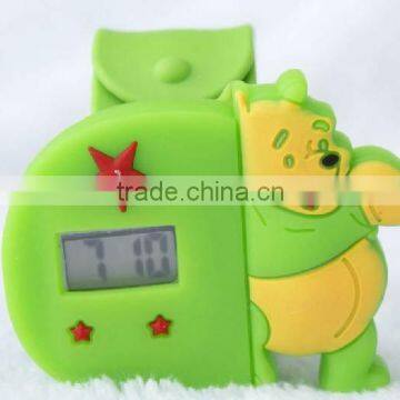 analog silicone kids slap watch set