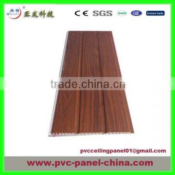 laminated wood ceiling size 250*9*3660mm 45%pvc 3.7kg/sqm