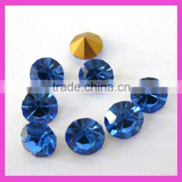 Beautiful crystal rhinestone Vintage Rhinestone Sapphire Crystal 4mm 20ss