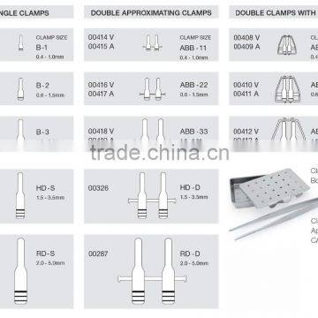 Clinical Micro Acland Clamps, Muller Vessel Clips, Vein Clip, Artery Clip, Brian Instrument. photo-6