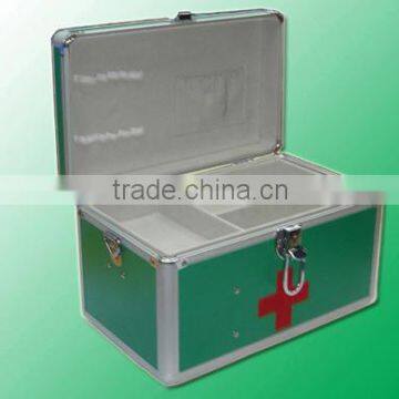 Durable first aid aluminum kit/medical aluminum case