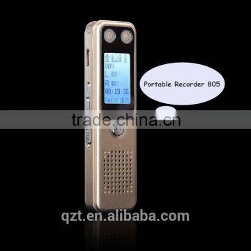 805 8GB Pen Voice Recorder Digital Voice Recorder with Timing Voice Control Portable Recorder Golden Color