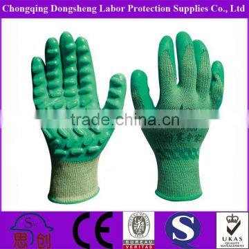 Mechanical Anti Shock Latex Coated Protection Safety Gloves