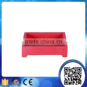 Wholesale Resin Red Square Bathroom Accessories Set With Soap Dish Lotion Dispenser Supplier's Choice photo-5
