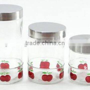 Glass canister set