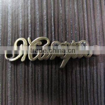 Customized Logo Design for Garments Metal Plate photo-2