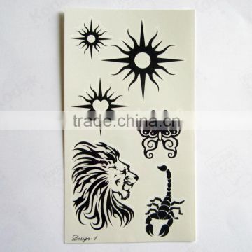 Fashion custom temporary body tattoo sticker waterproof tattoo body stocking