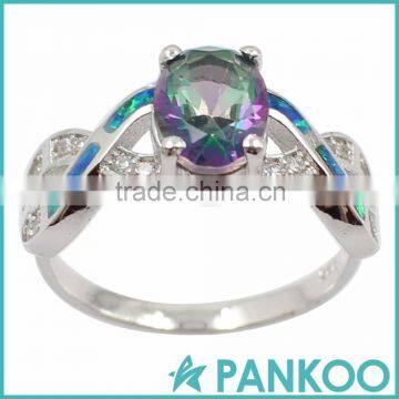 Latest Engagement Ring Wedding Ring Designs Opal Sterling Silver Ring
