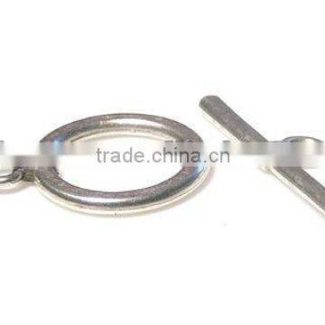 11mm and 18mm set sterling silver toggle clasp