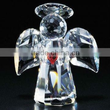 New Design - Handcrafted Crystal Votive Angle Figurines For The Christians Favors 2015