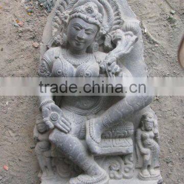 Sand Stone Dancing Tara Statue