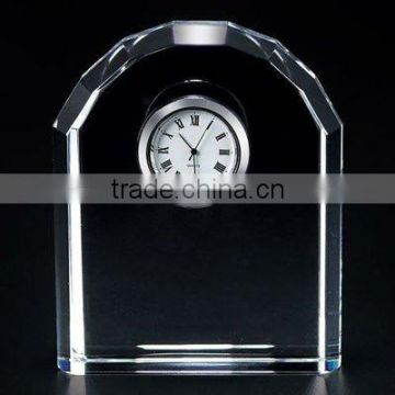 personalized crystal clock blank