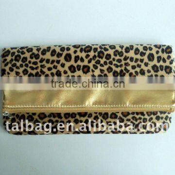 fashion leopard pattern folding purse