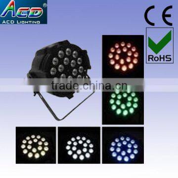 indoor ip20 rgbw 4in1 18*10w led multi color par cans stage light