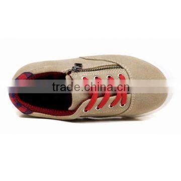 2016 Wholesale Boys Suede Sneakers With Side Zipper photo-5