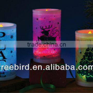 Christmas Pillar Led Candle