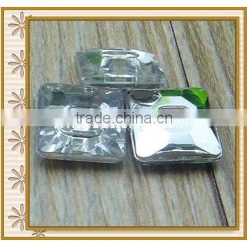 factory wholesale square acrylic buttons