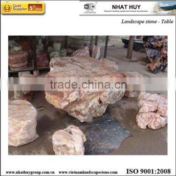 landscaping stone table