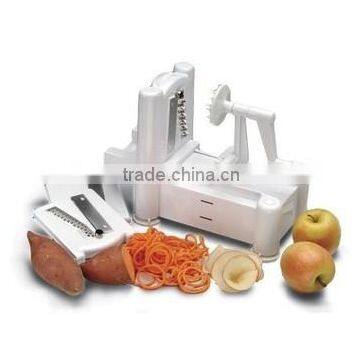 3 in 1 plastic vegetable turning slicer spiral slicer