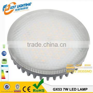 30000H Lifespan Aluminum 8W Cabinet Led Light Gx53 9W Led