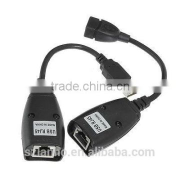 2016 new wholesale USB RJ45 LAN EXTENSION ADAPTER CABLE male famale