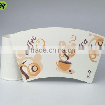 custom logo printed paper cup fans/paper cup sheet/paper cup raw materials price factory