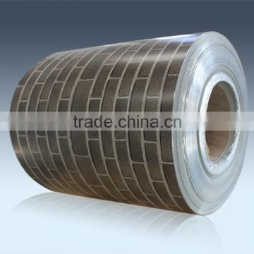 Chinese suppliers offer brick pattern color coated steel sheet