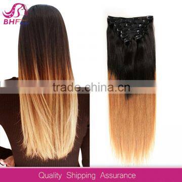 finest quality human hair clip in extensions