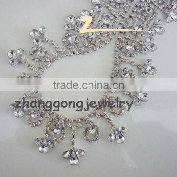 Fashion rhinestone lace wirh crystal beaded