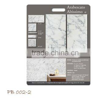 mdf tile sample display board/stone sample display boards PB002-2