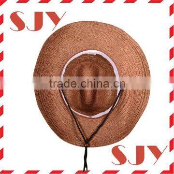 Handmade Natural Stylish Wide Brim Mexico Straw Hat, Foldable Straw Hat photo-3