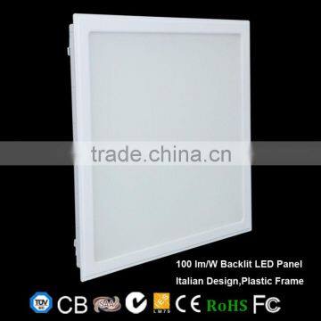 Italian Designed dimmable led panel light 620*620 45w with five years warranty