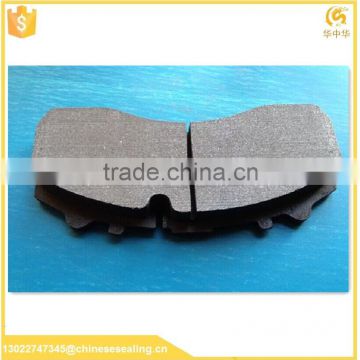 Semi metallic friction plate brake pad