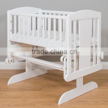 New Style New Zealand Pine wood Baby Glider crib