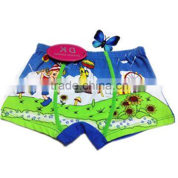 Custom Nice Classic 95%modal Kids Underpants Knitted Lovely Children Underwear